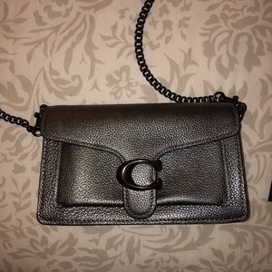 SILVER COACH TABBY ON CHAIN